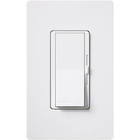 LUTRON Dimmer Dimmable Cfl/Led DVWCL-153PH-WH